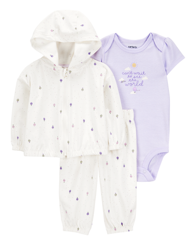 1S940210  KOMPLET ZA BEBE DUKS JAKNA+BODI+D.DIO