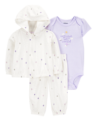 1S940210  KOMPLET ZA BEBE DUKS JAKNA+BODI+D.DIO