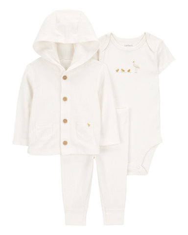 1S944710  KOMPLET ZA BEBE DUKS JAKNA+BODI+D.DIO