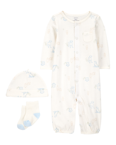 1S993410  KOMPLET ZA BEBE GEGICE+KAPA+CARAPE