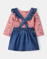 1T567410  KOMPLET ZA BEBE TEX.TRG.HALJINA+MAJICA+HULAHOP