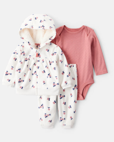 KOMPLET ZA BEBE DUKS JAKNA+BODI+HELANKE