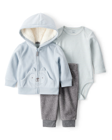 KOMPLET ZA BEBE DUKS JAKNA+BODI+D.DIO