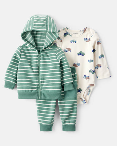 KOMPLET ZA BEBE DUKS JAKNA+BODI+D.DIO