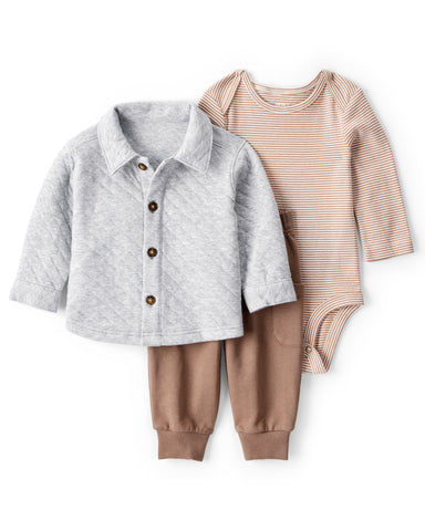 KOMPLET ZA BEBE DUKS JAKNA+BODI+D.DIO