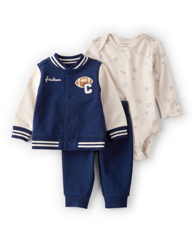 1T879410 KOMPLET ZA BEBE DUKS JAKNA+BODI+D.DIO