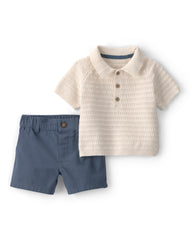 KOMPLET ZA BEBE- POLO MAJICA+B/SORC