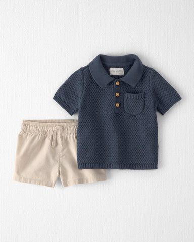 KOMPLET ZA BEBE- POLO MAJICA+SORC