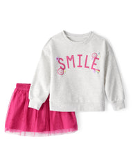 2T253810  KOMPLET ZA DEVOJCICE DUKS+SUKNJA