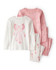 2T523210  PIDZAMA ZA DJEVOJCICE 2KOM/PAK