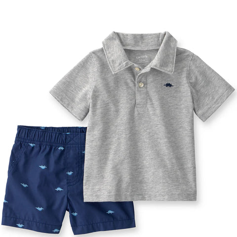 1V071310  KOMPLET ZA BEBE POLO MAJICA SORC